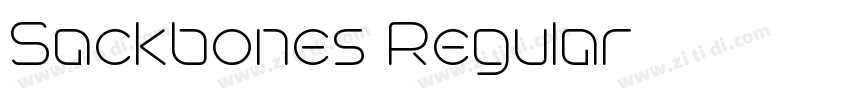 Sackbones Regular字体转换 Sackbones Regular字体转换